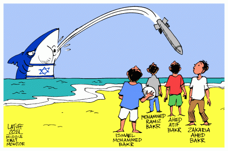 4-kids-slain-by-israel-while-playing-football-in-gaza-beach-middle-east-monitor